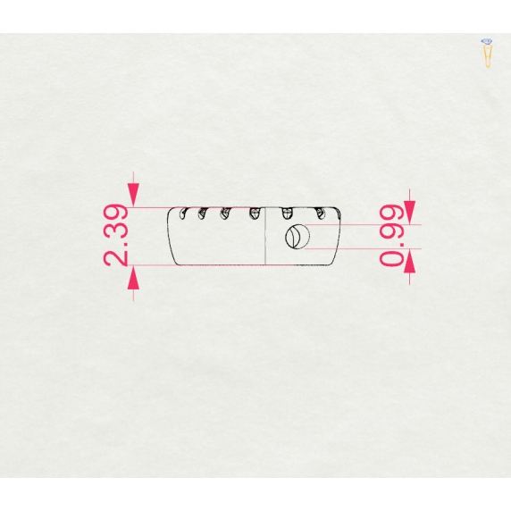 Zlatý náhrdelník «Láska» - 5