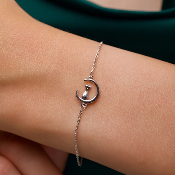 Silver bracelet &amp;quot;Moon&amp;quot; - 3
