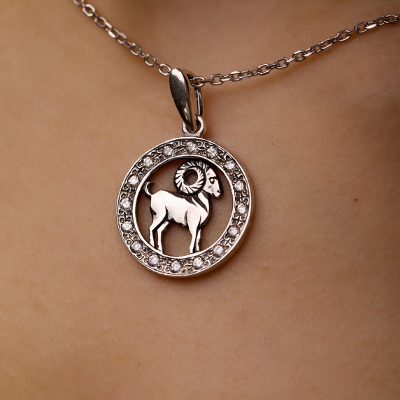 Stříbrný přívěsek &amp;quot;Beran&amp;quot; - 2