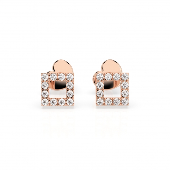 Gold Earrings «Elegy» - 1