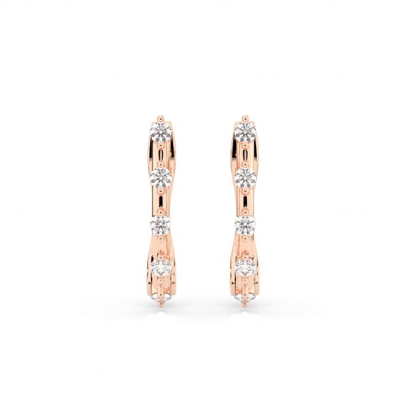 Золотые серьги «Эйфория» - 3