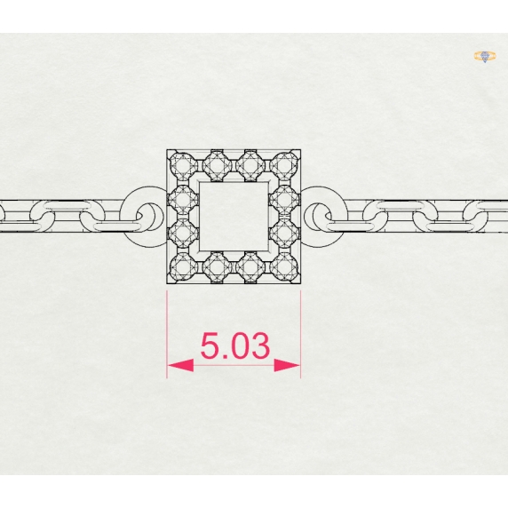 Золоте браслет &amp;quot;Таємниця&amp;quot; - 4