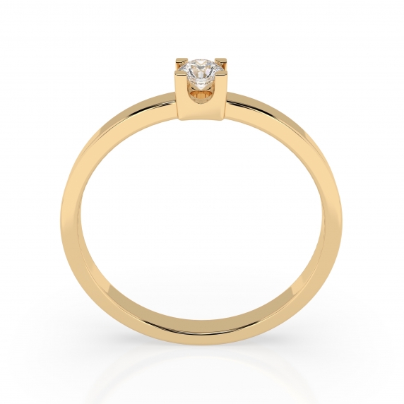 Gold Ring «Tenderness» - 2