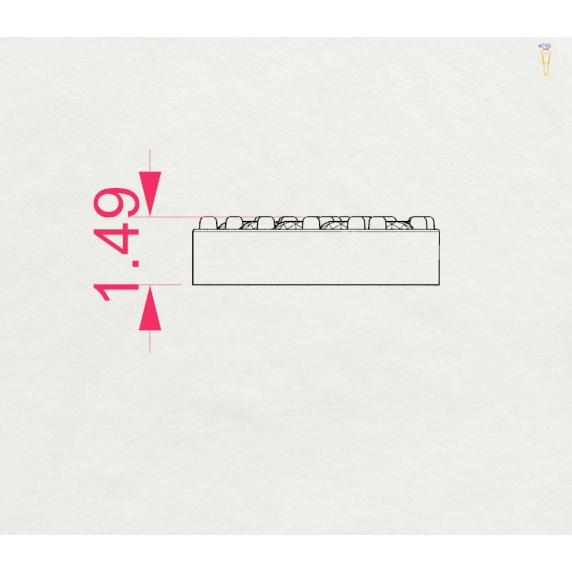 Gold Necklace «Love» - 5