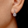 Silver earrings &amp;quot;Lunara&amp;quot; - 4