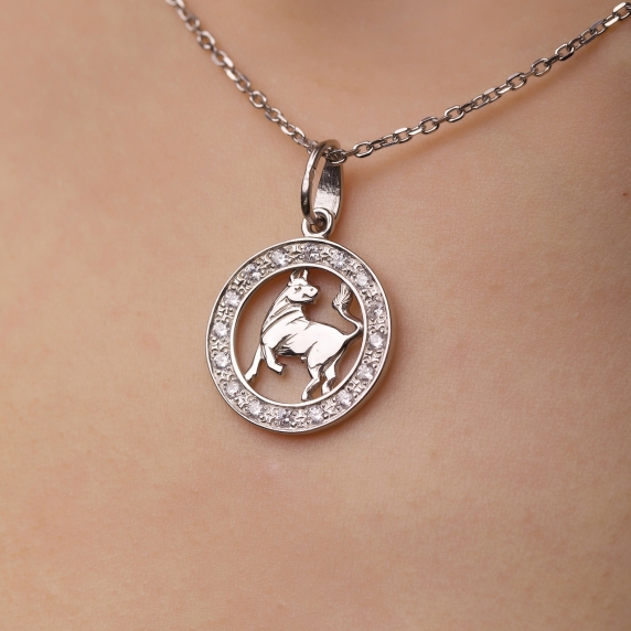 Silver pendant &amp;quot;Taurus&amp;quot; - 2