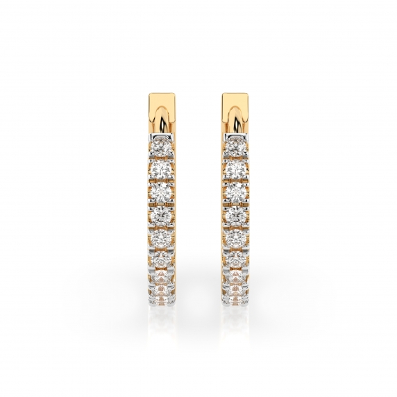 Zlaté náušnice «Sen» - 2